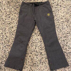 Nomis Grey Womens Snow/ Ski Pants Size XL NWOT